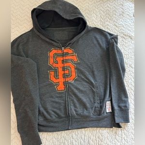 San Francisco Giants women’s Lightweight‎ Full Zip Up Hoodie Sweatshirt